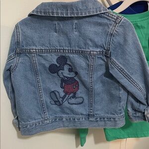 Disney Blue Denim Jacket with Mickey Design